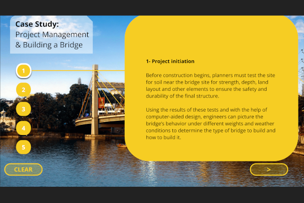 Project Management: Building a Bridge