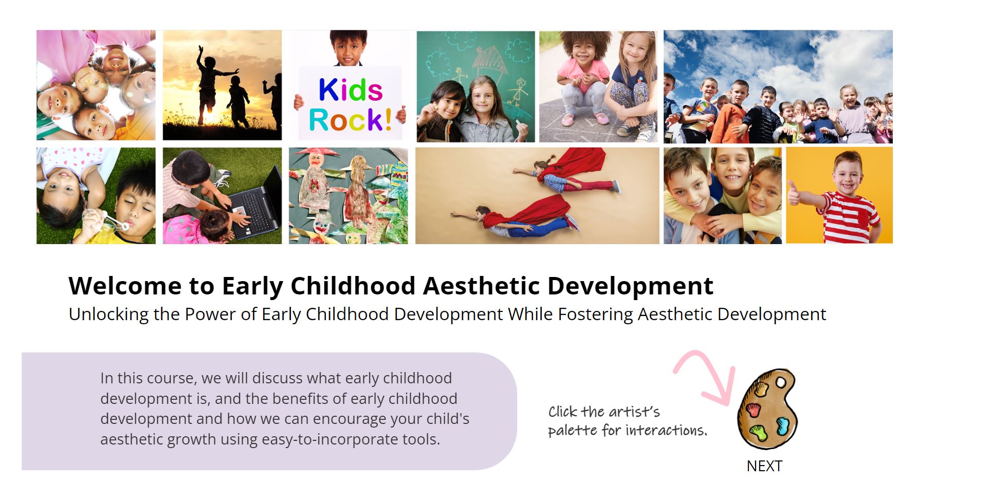 Early Childhood Aesthetic Development