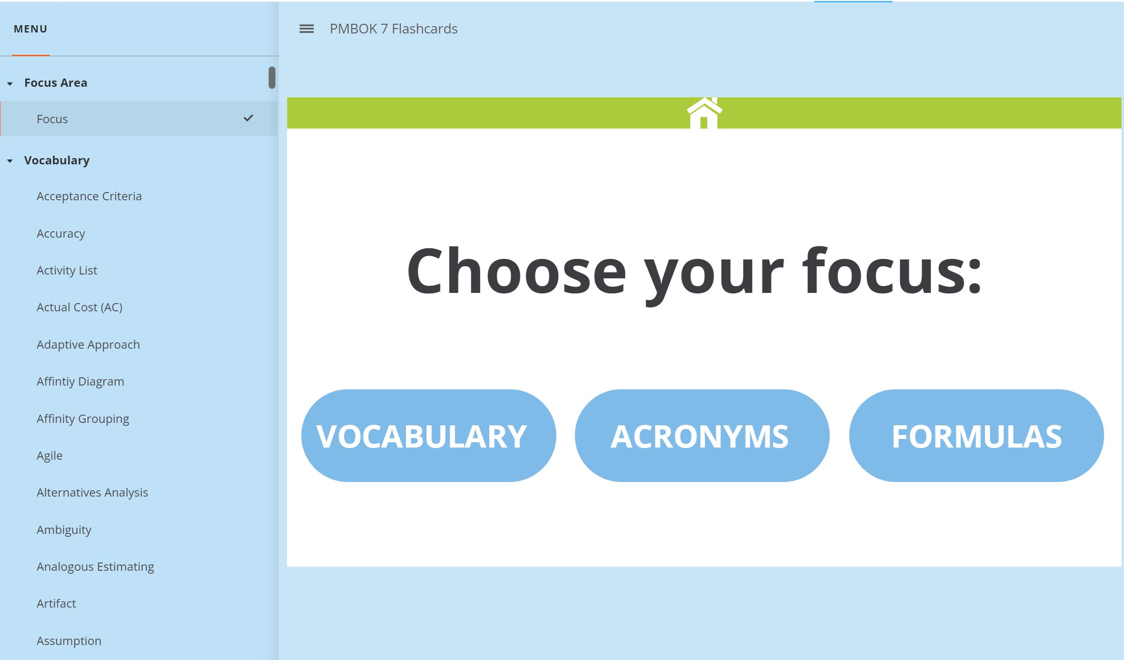 PMBOK 7 | Vocabulary, Acronyms and Formulas